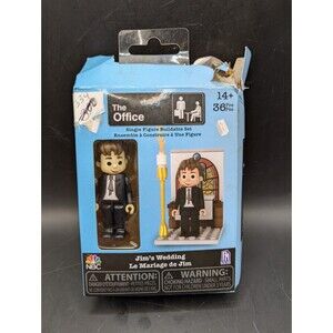 The Office Jim's Wedding Buildable Set Single Figure Construction Toy - PhatMojo